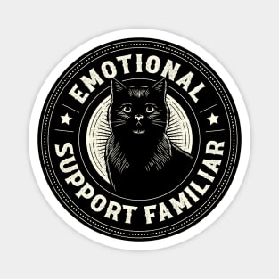 Emotional Support Familiar Black Cat by Tobe Fonseca Magnet